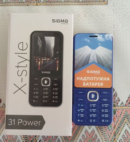 Sigma mobile X-style 31 Power blue