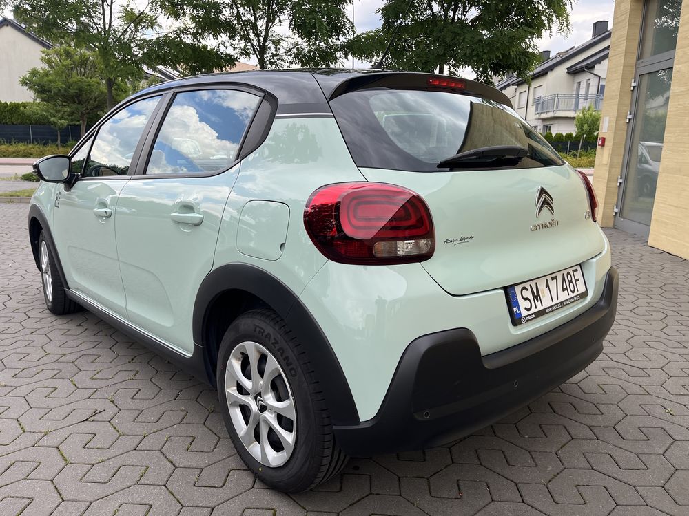 Citroen C3 Feel 1,2 82KM - super stan, dwukolorowy, bezwypadkowy