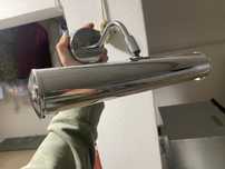 Candeeiro parede inox