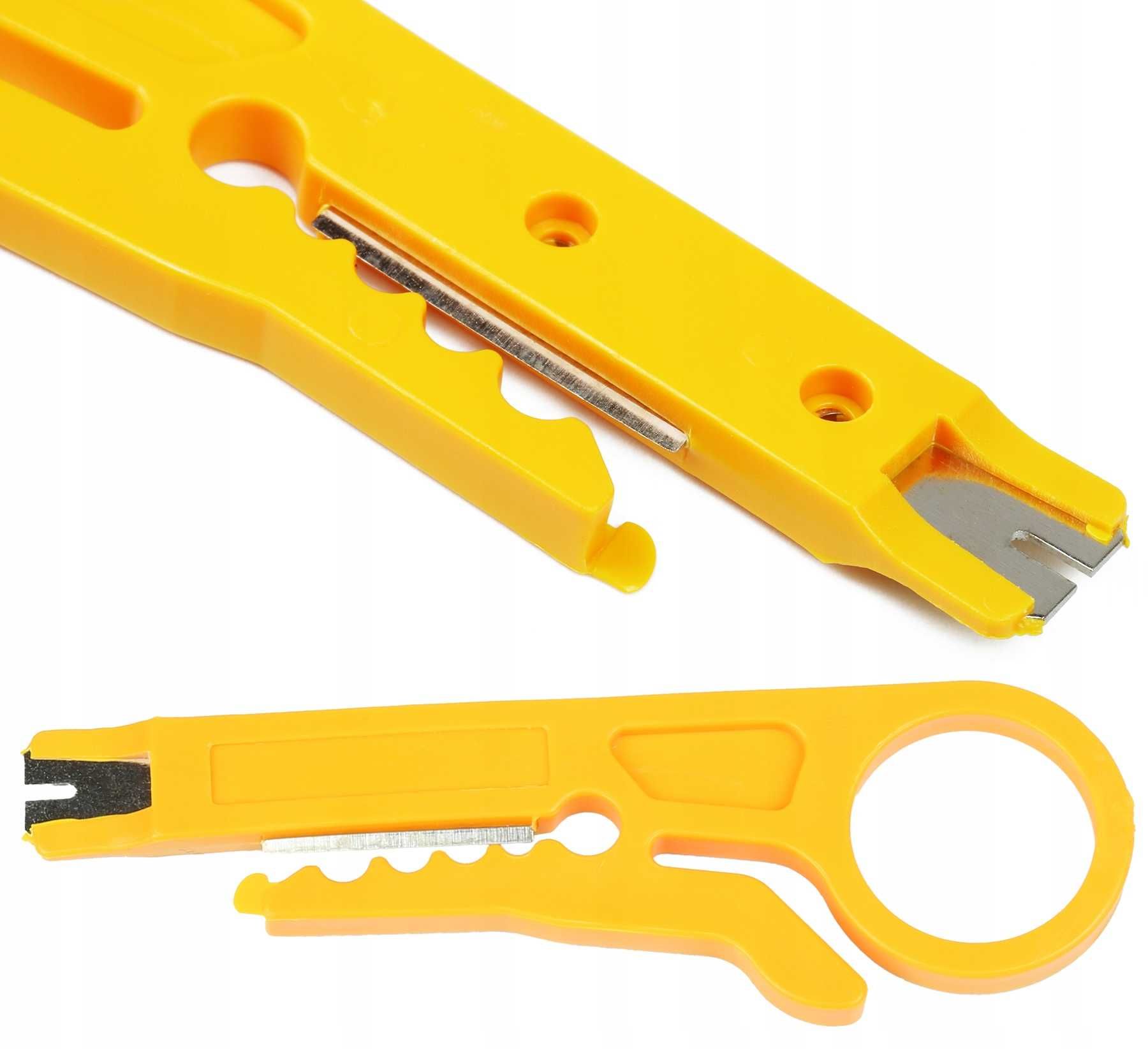 Zaciskarka Wciskacz Tester Sieciowy LSA Rj45 Etui