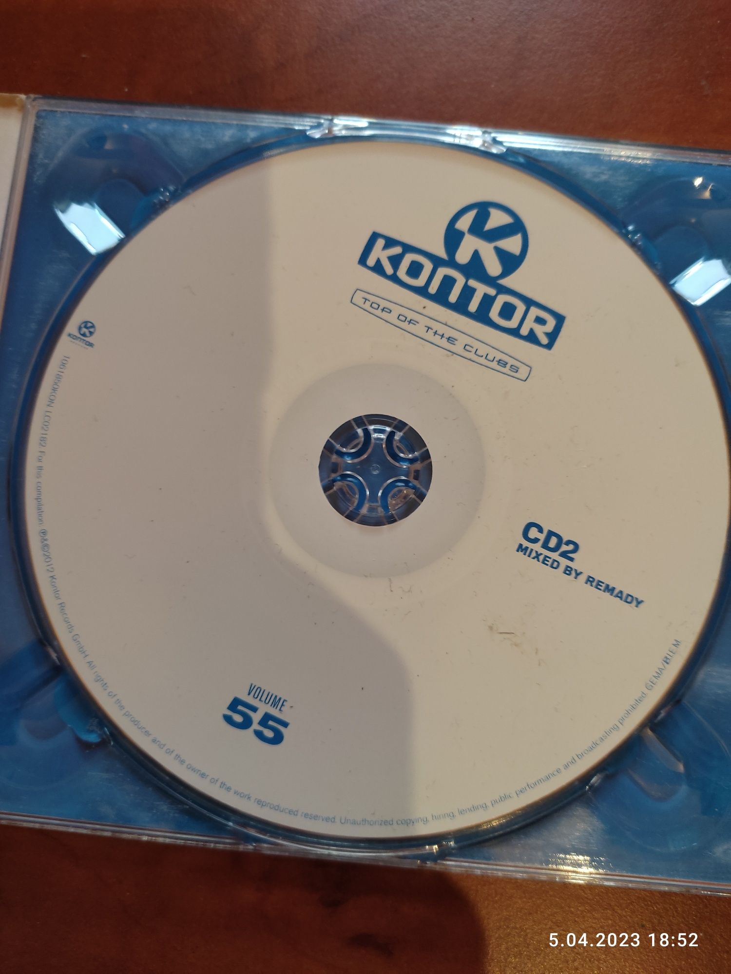 3 CD Kontor top od the clubs volume 55 album