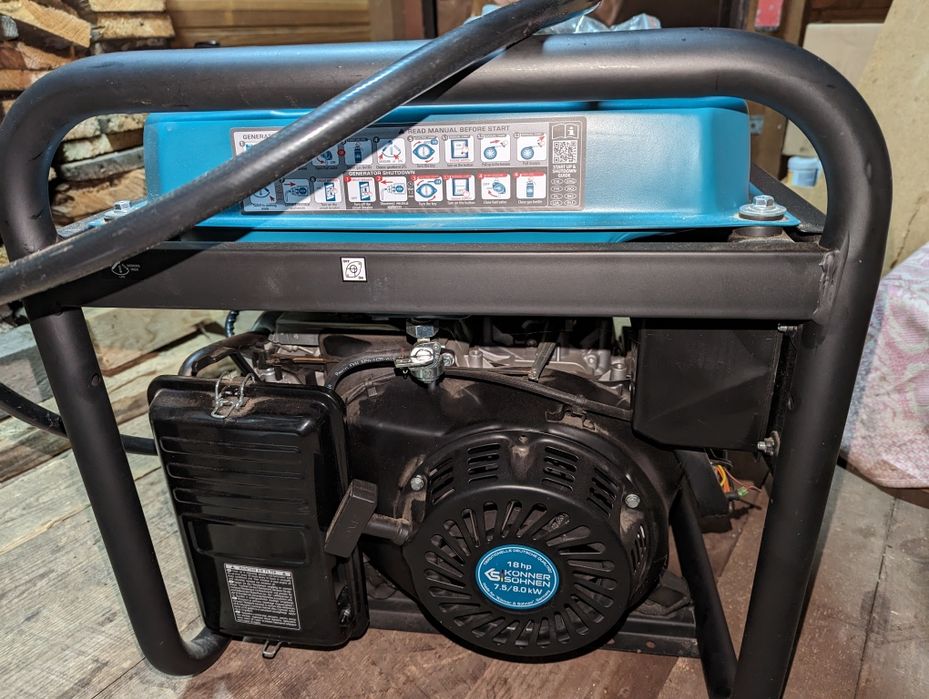 Продам генератор Konner&Sohnen KS 1000EG газ/бензин