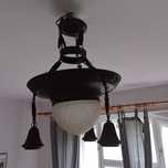 Lampa secesyjna plafon art deco antyk