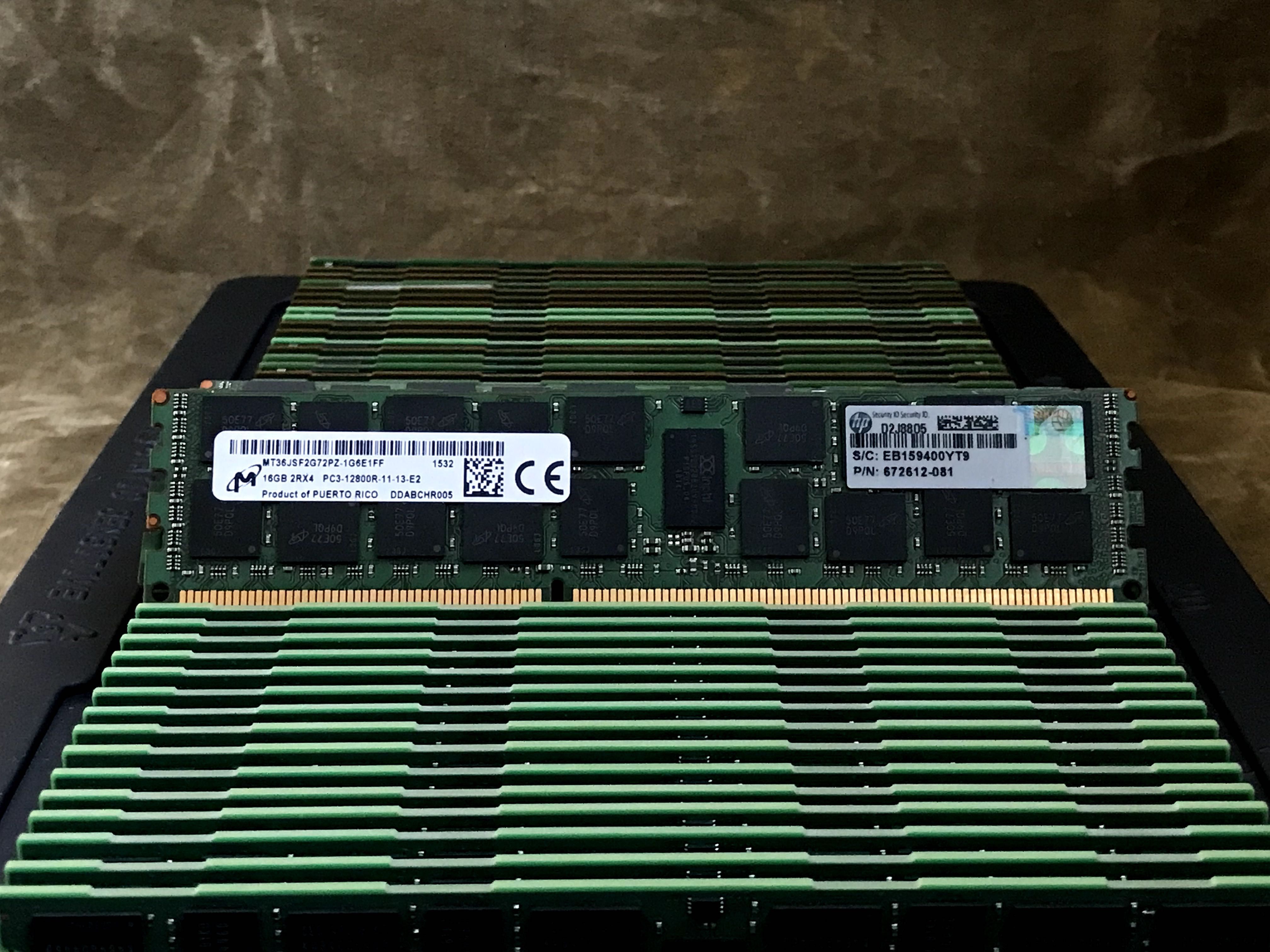 Серверна памʼять DDR3 16GB 12800R 1600MHz ECC Reg Hynix/Samsung/Micron