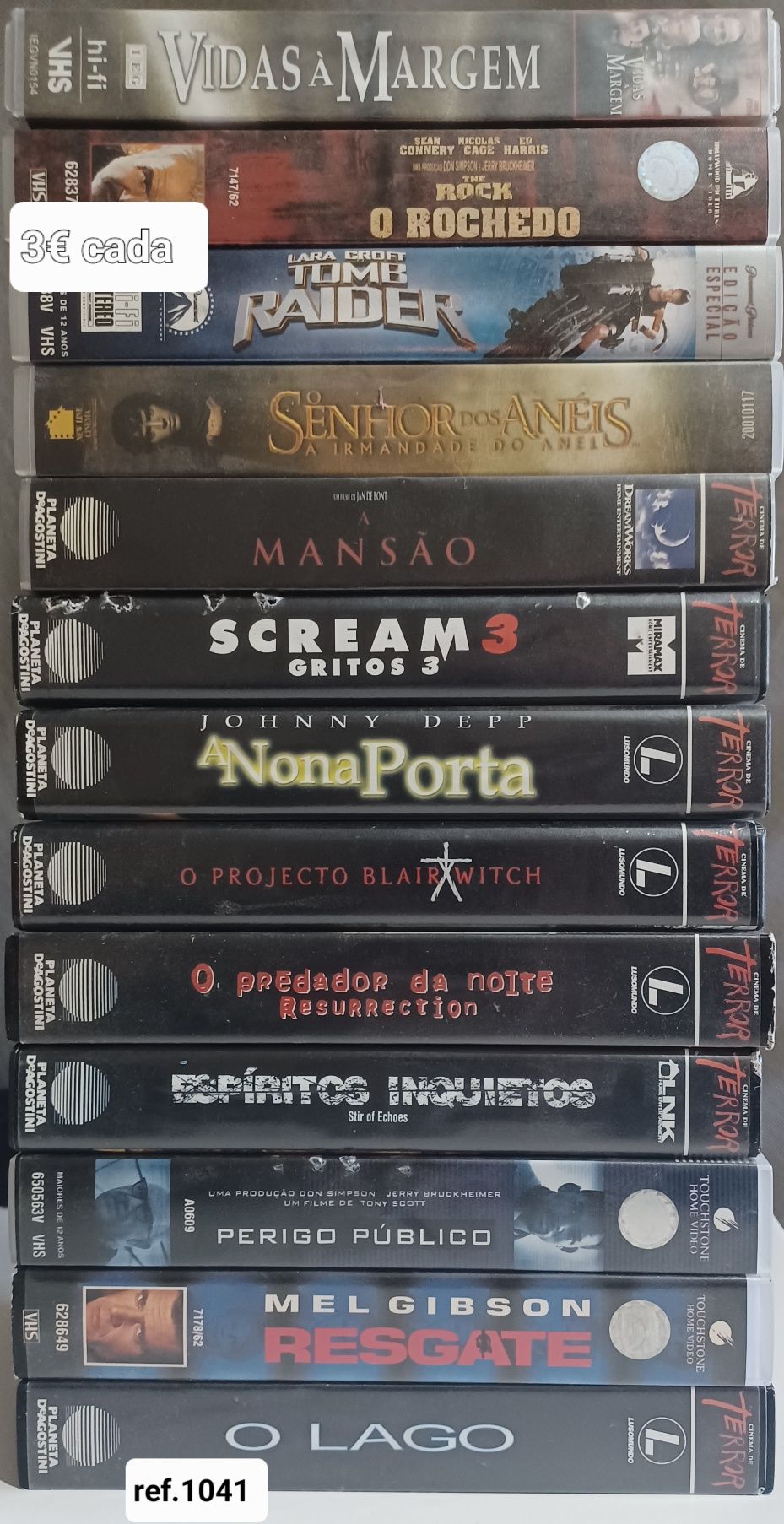 Cassetes de vídeo VHS