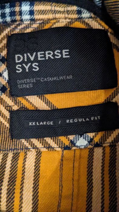 XXL męska koszula w kratę Diverse