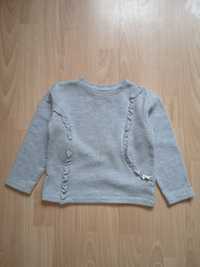 Lupilu 3-4 lata ciepła bluza falbanki 98/104cm