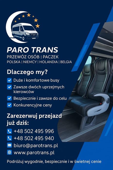 Transfery na lotnisko i przewóz osób międzynarodowy