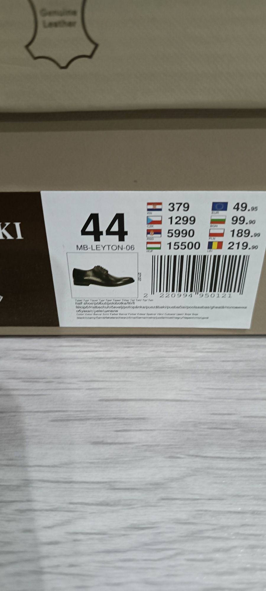 Buty męskie Lasocki rozmiar 44