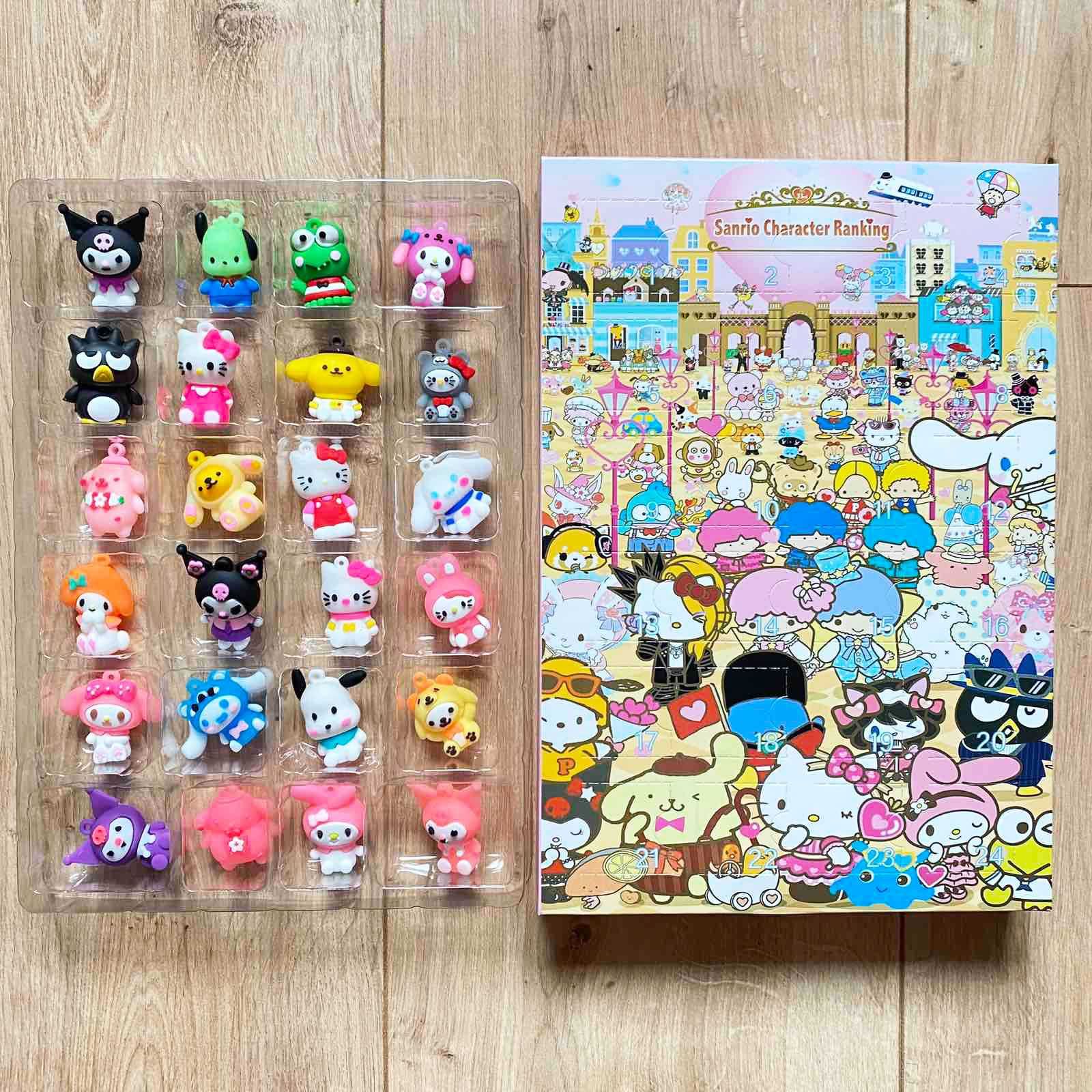 Набір Адвент календар іграшок 24 шт Куроми Хелло Кітті Advent calendar