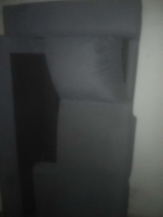 Sofá chaise long cinza