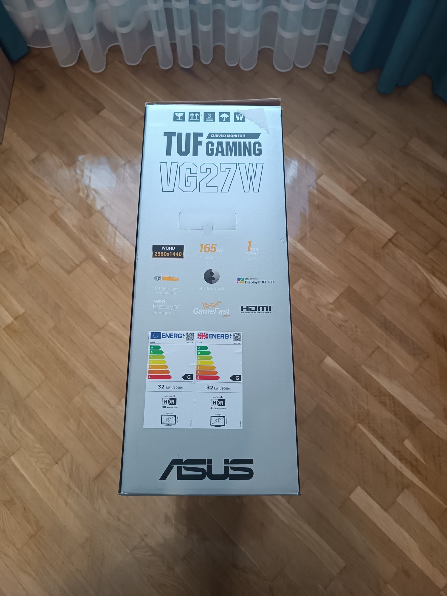 Ігровий монітор Asus Tuf Faming VG27W (бита матриця посередині)