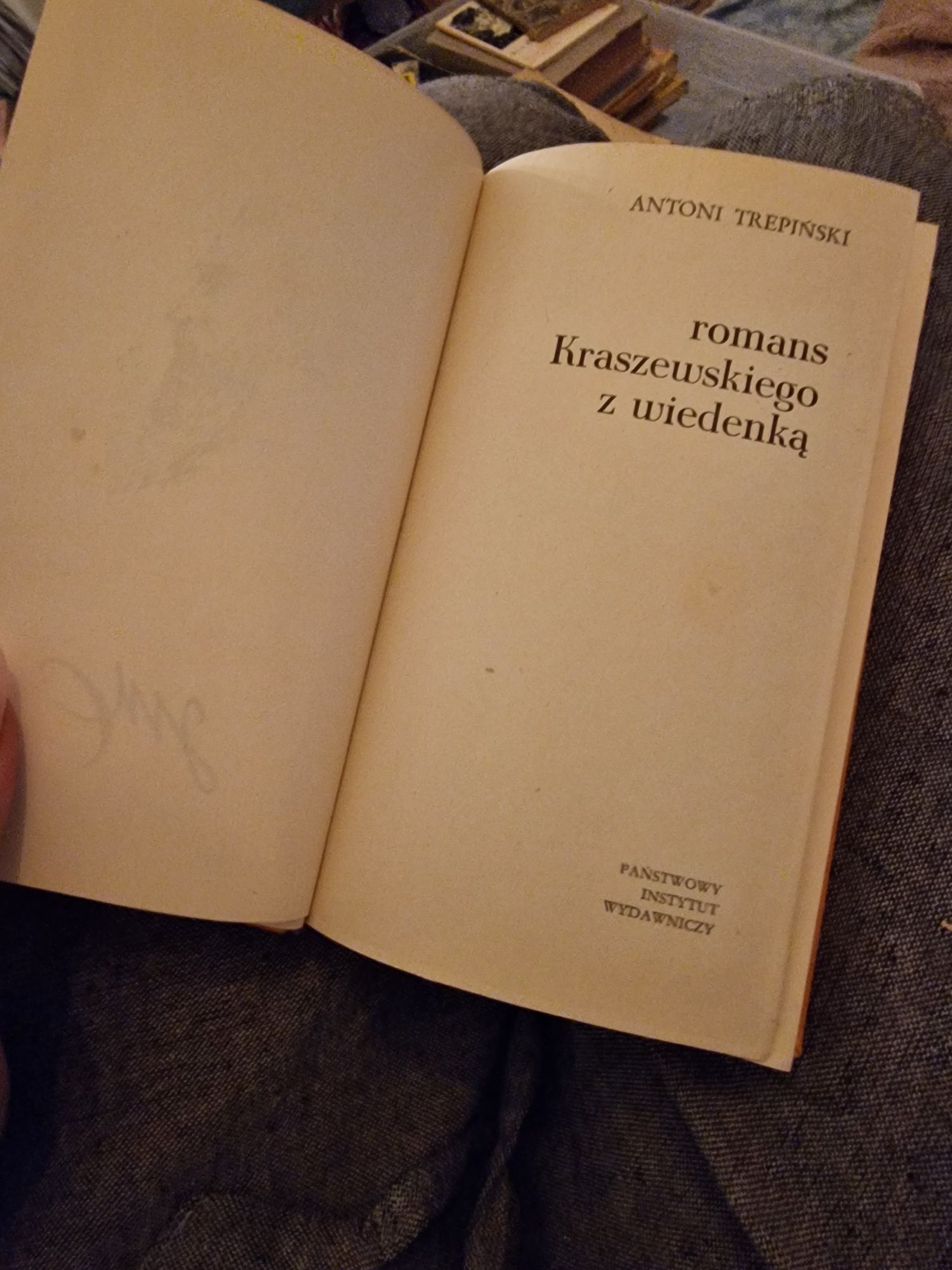 Romans Kraszewskiego z wiedenką Antpni Trepiński