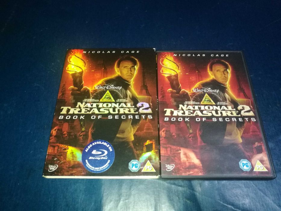NATIONAL TREASURE 2 - BOOK OF SECRETS DVD (legendagem em Inglês)