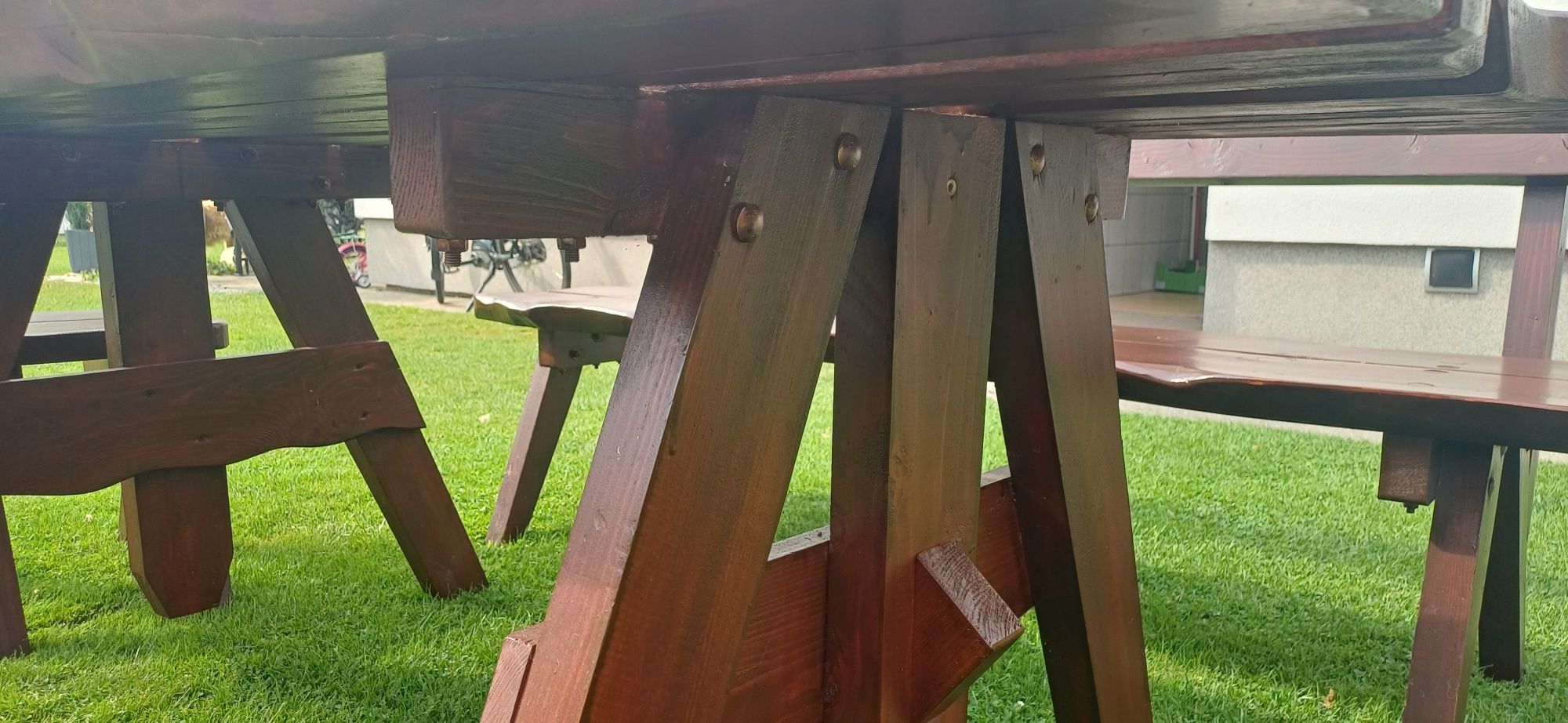 Sprzedam komplet ogrodowy drewniany