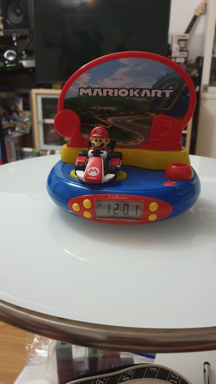 Nintendo Mario Kart budzik z projektorem RP500NI