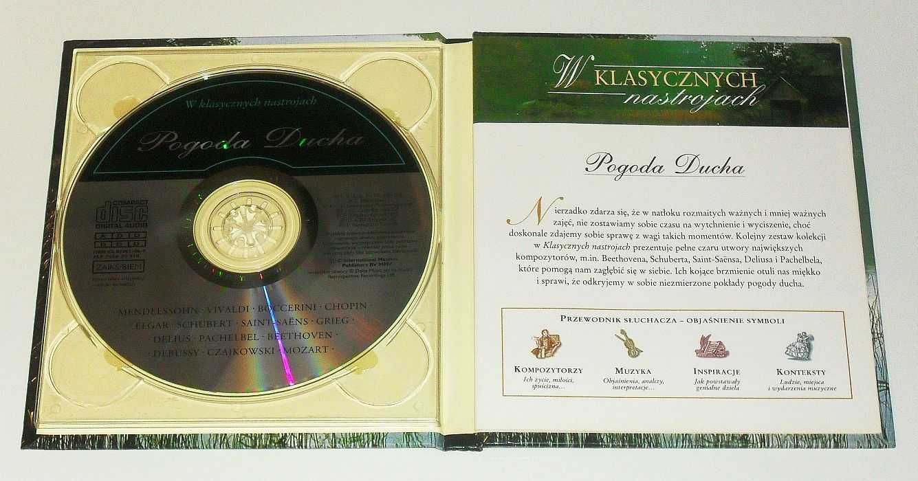 NOWA Płyta CD z muzyką klasyczną. Pogoda ducha. Z opracowaniem.