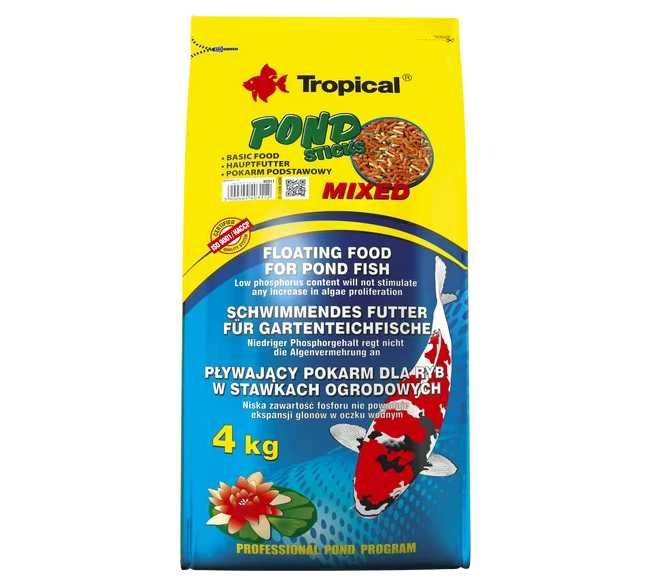 Корм для рыб, Tropical KOI & GoldFish Sticks Mixed 50L/10L/1L.