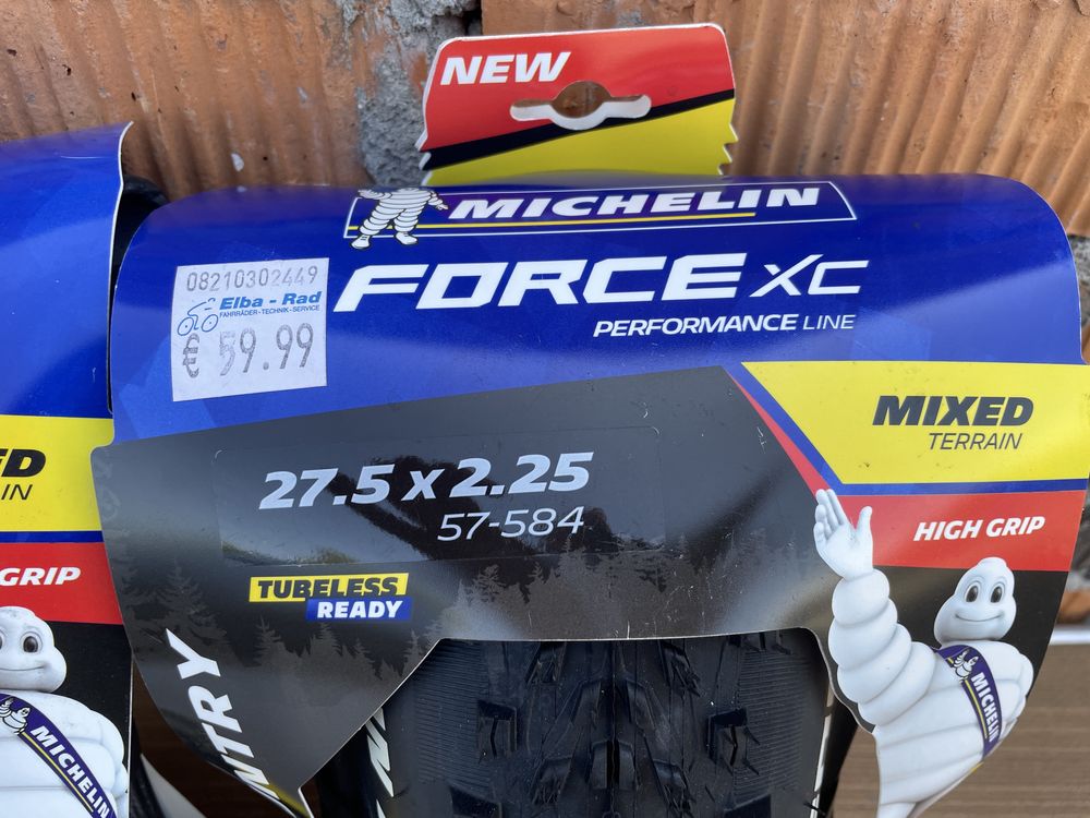 Покришки Michelin Force XC Fulding з Німеччини!