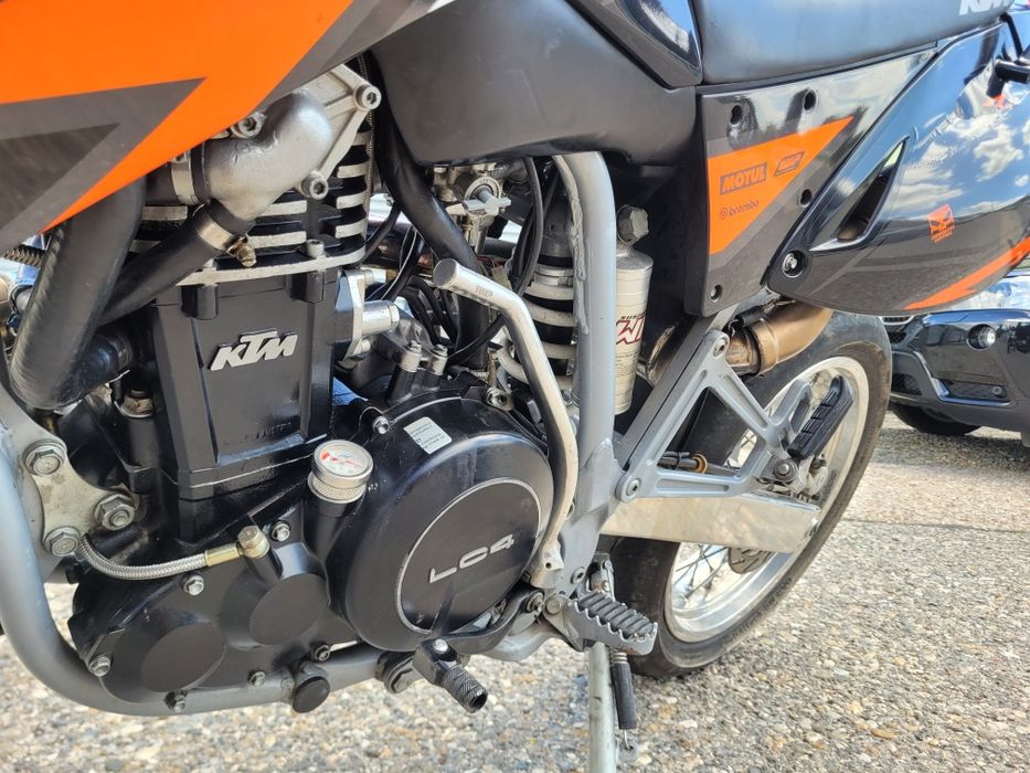 Ktm lc4 640 super wyposażenie, uszkodzona uszczelka pod glowica