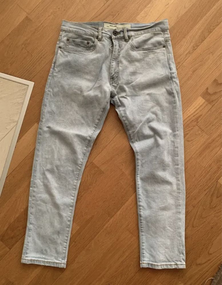 Оригинальные джинсы Off White , в стиле Plam Angels , Balenciaga