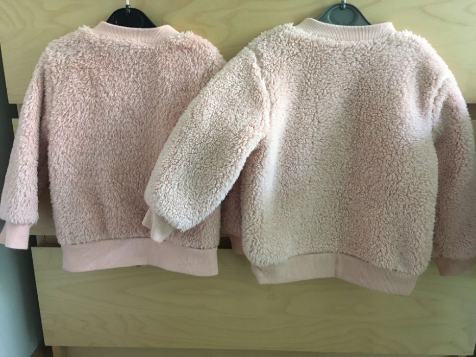Bluza futerkowa Lindex rozm. 86 - dla bliźniaczek