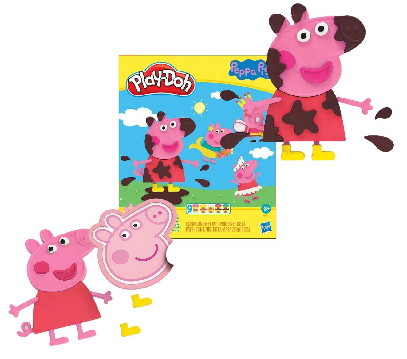 Ciastolina Playdoh Świnka Peppa Pig Zestaw do sylizacji Błotnista Pepa