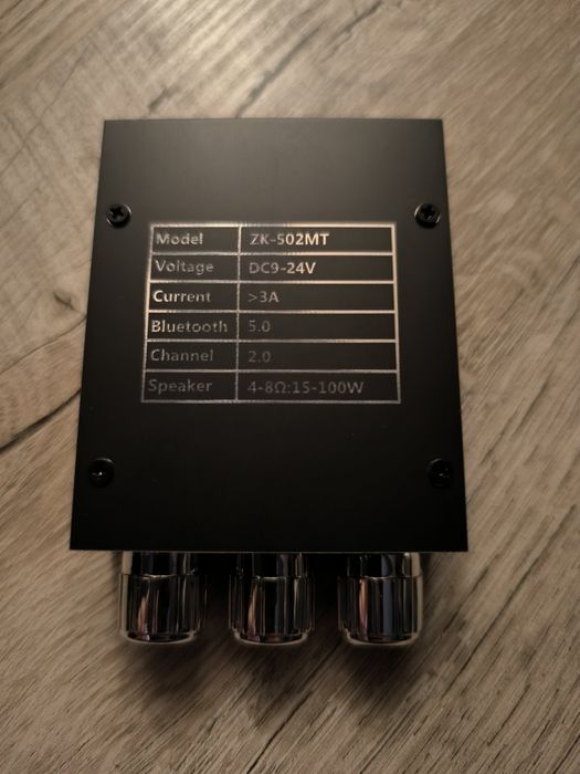 Плата підсилення ZK-502MT 2*30 ватт