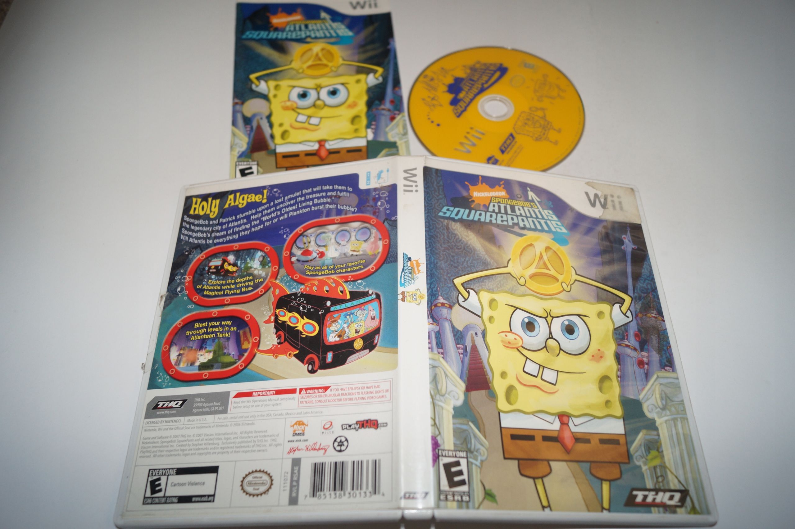 Spongebob Atlantis Squarepantis Wii Wersja Ntsc