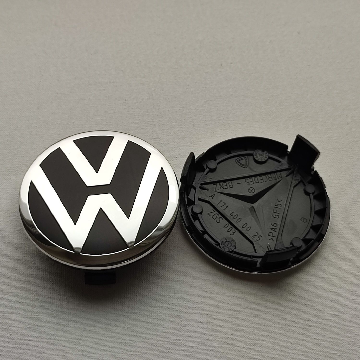 Колпачки заглушки VW 75мм для дисков Мерседес