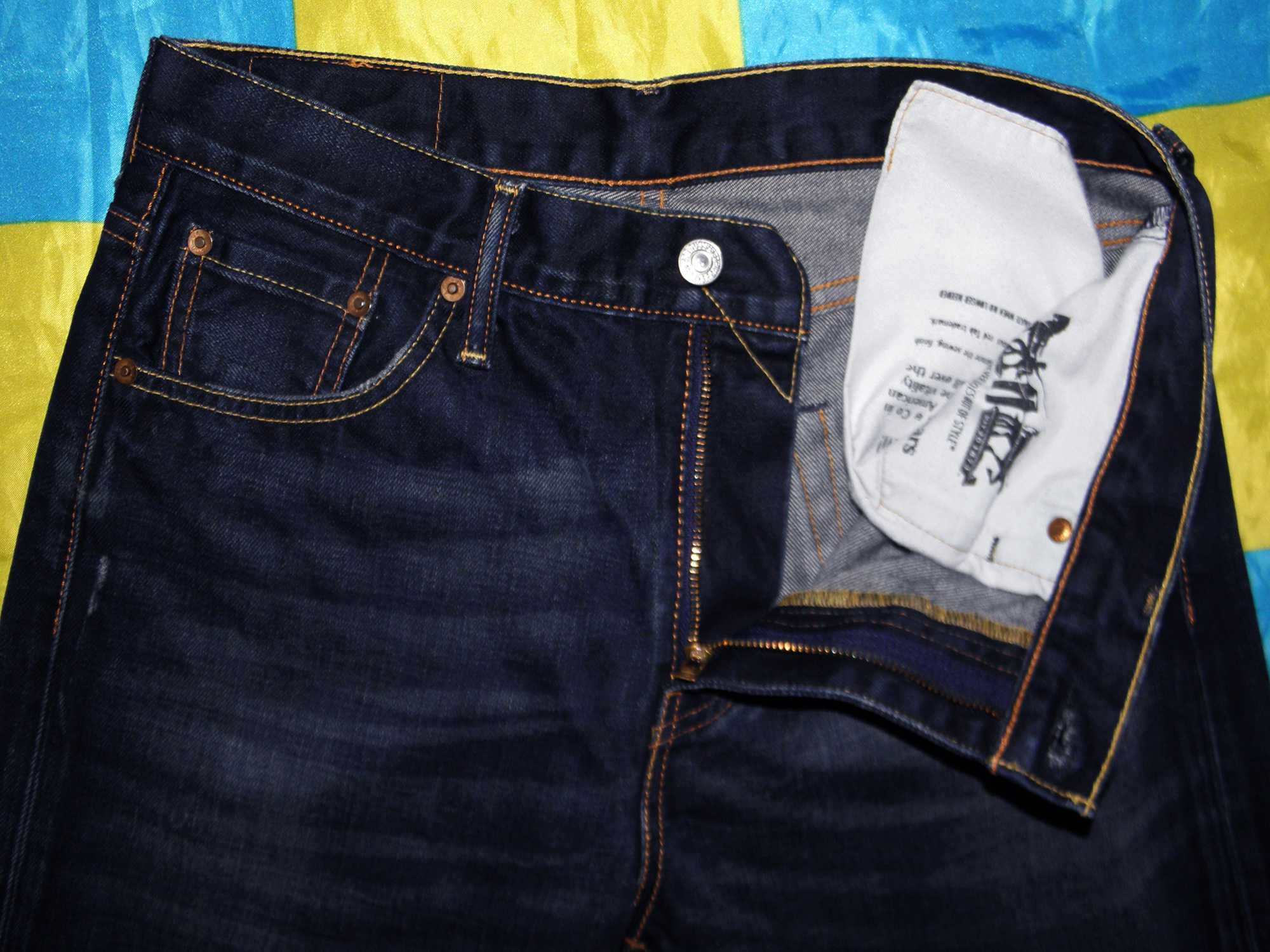 джинсы levis 508 w30 l30 синие оригинал tapered 501