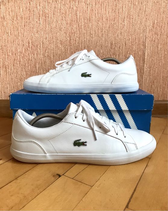 Шкіряні кеди кросівки Lacoste live