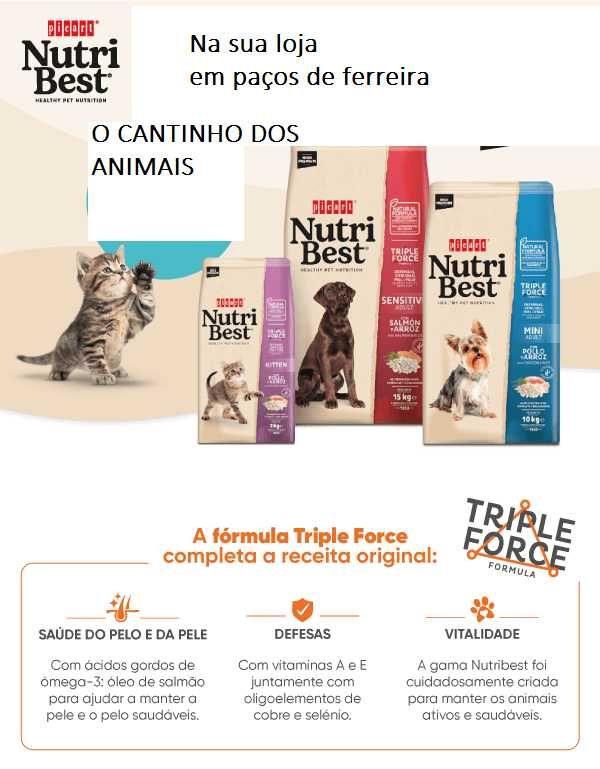 Nutribest salmão 15 kg