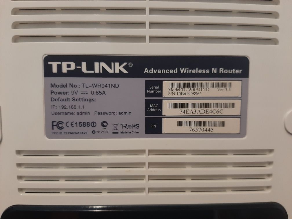 Router TP-Link TL-WR941nd
