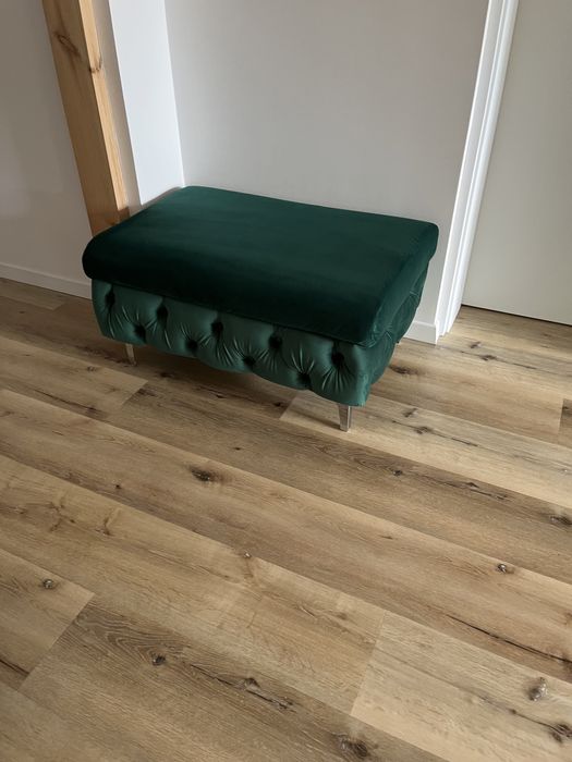 Siedzisko pikowane, butelkowa zieleń.