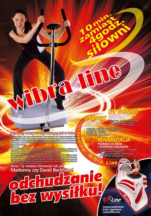 Vibra line platforma wibracyjna profesjonalna jak nowa Polecam