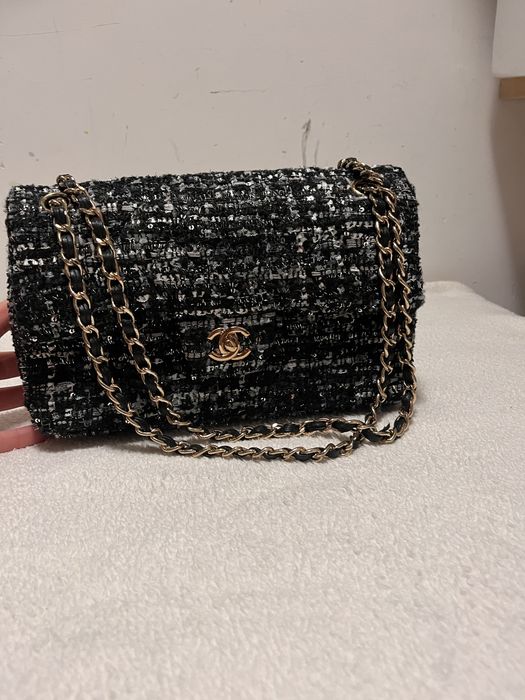 Chanel torebka tweedowa w idealnym stanie