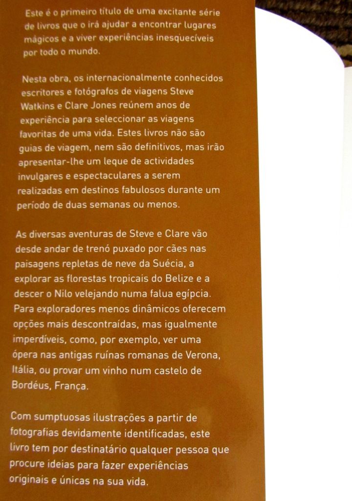 Livro “Lugares a explorar uma vez na vida”