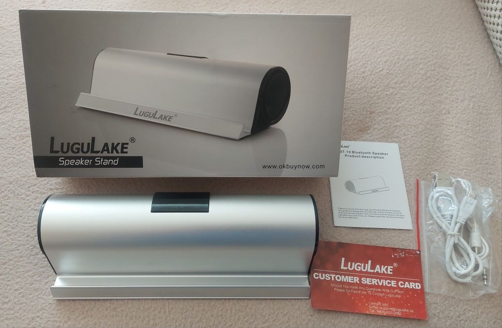 Głośnik stereo Bluetooth LuguLake mini soundbar do tabletów,telefonów.