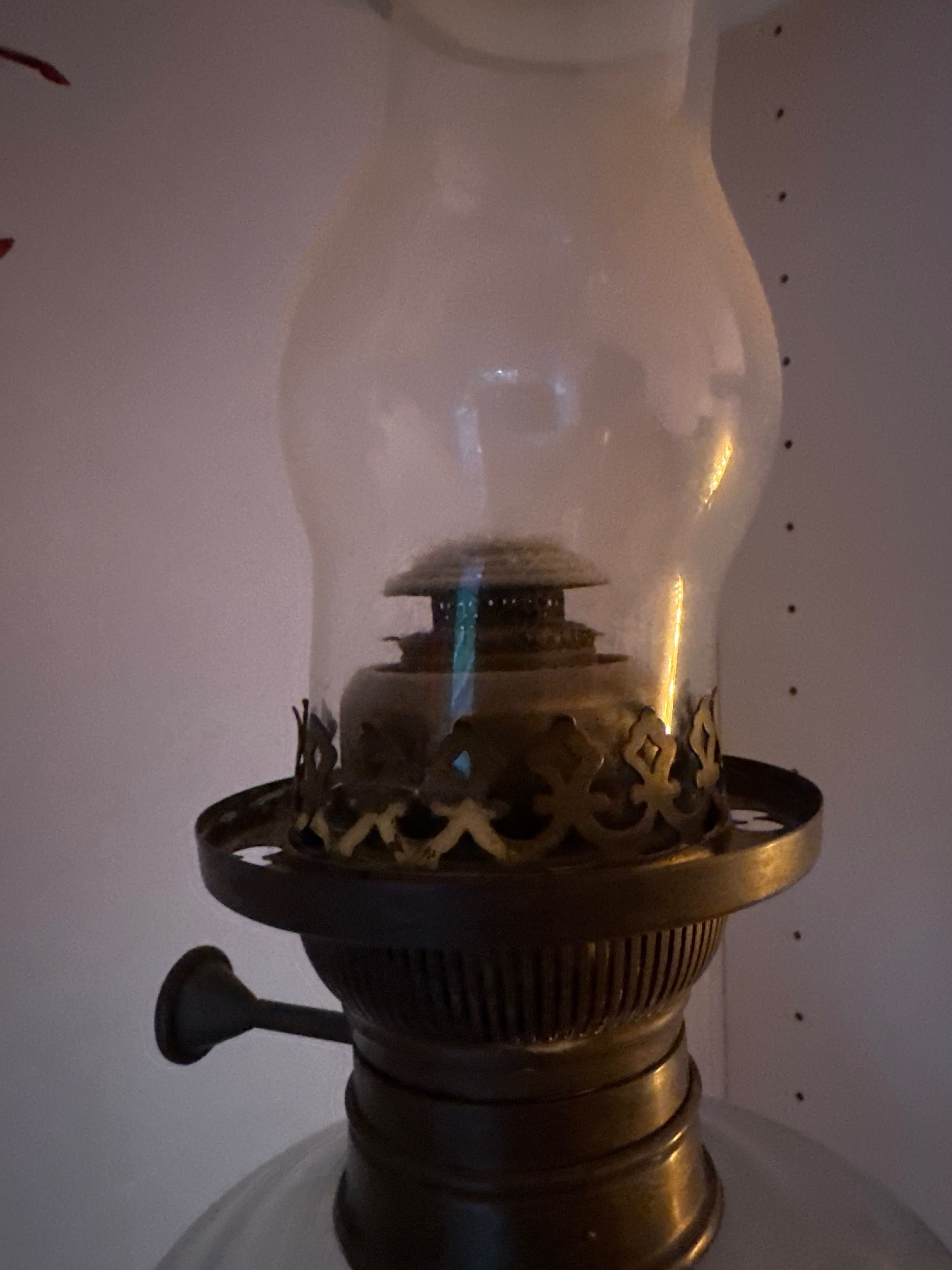 Lampa naftowa wolnostojąca