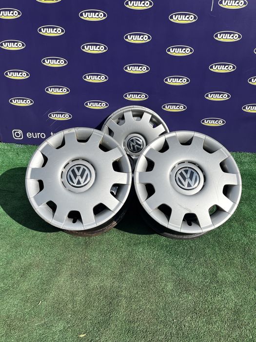 Диски+Ковпаки (5/100 R14 (J6 ET 38) Volkswagen Залізні