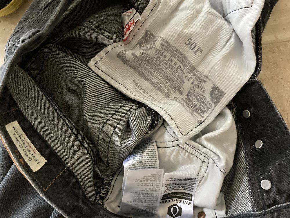 Spodnie jeansy męskie Levis 501 Premium W28 L 32 Nowe