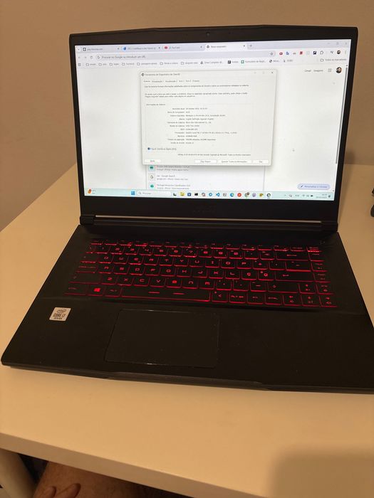 Notebook MSI GF65 com NVIDIA GeForce RTX 2060