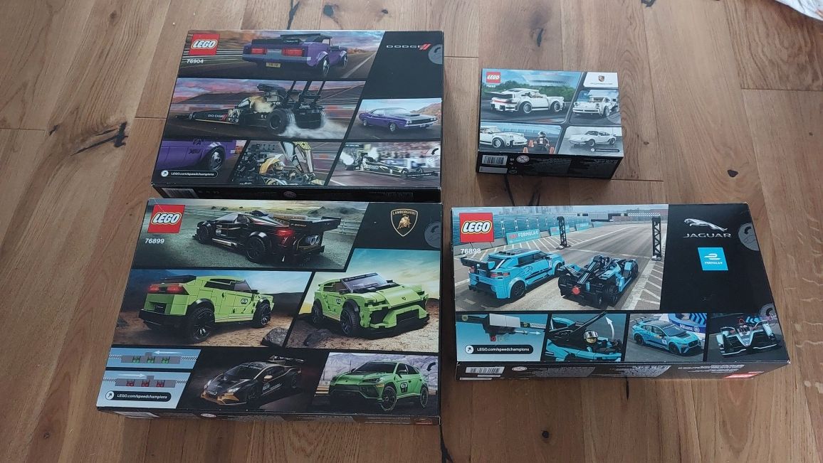 LEGO Speed champions 4w1 76899, 76898, 76904, 75895