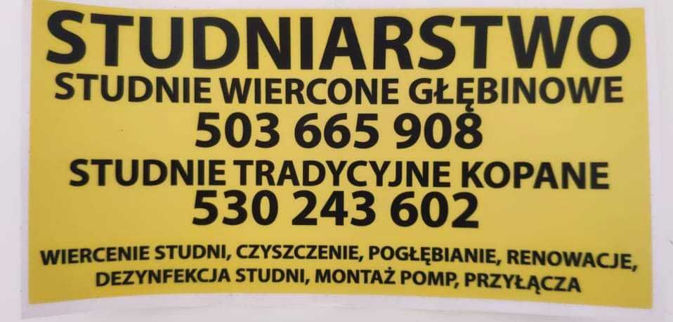 Czyszczenie studni kręgowych, dezynfekcja, odmulanie, poglebianie