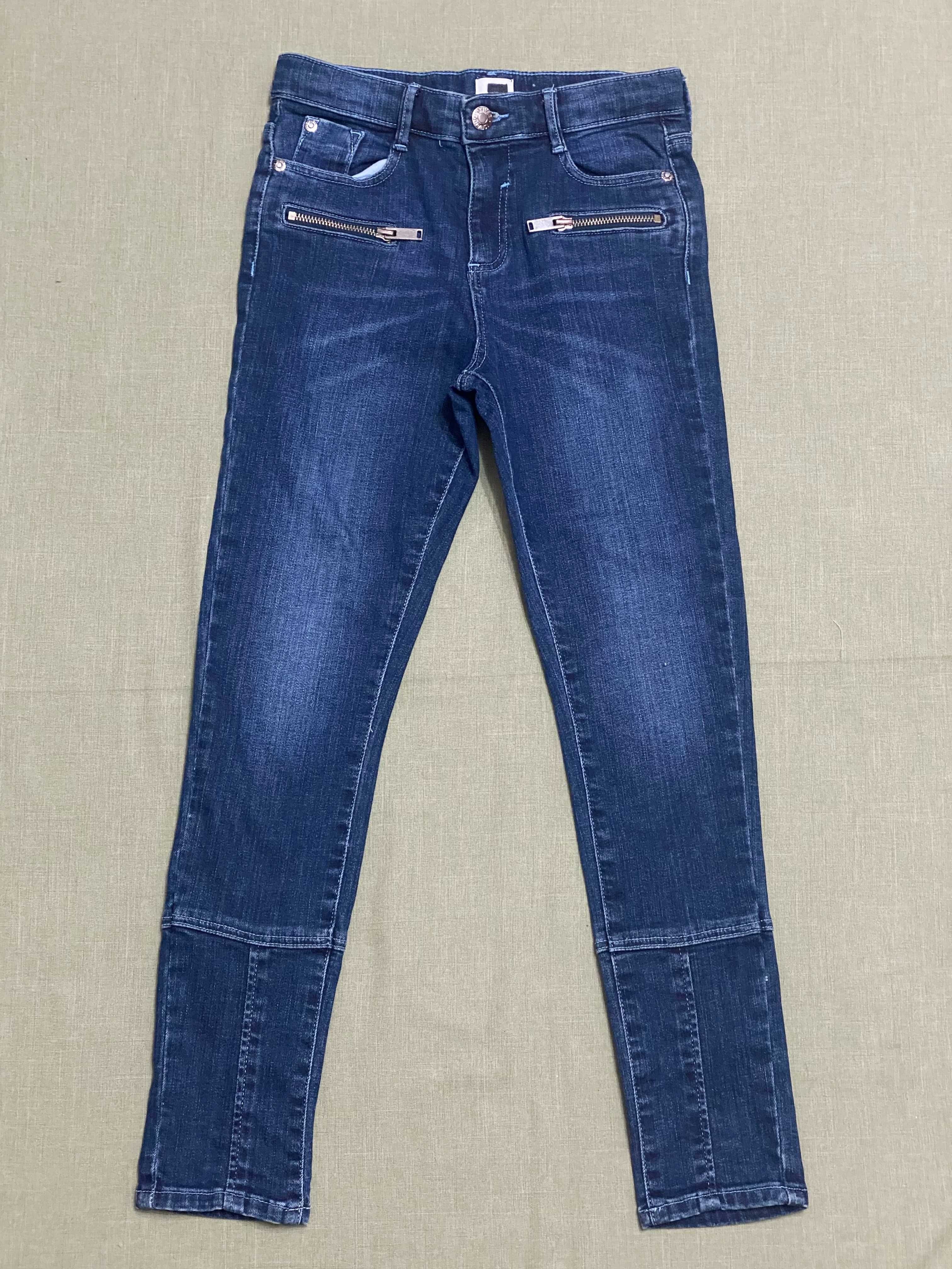 Набор одежды девочке 10-11 лет 140 см укороченный лонгслив и джинсы