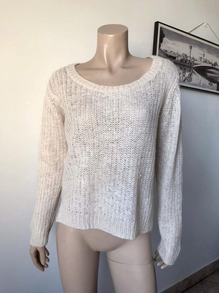 Amuse sweter damski M moher merino 
32% kid moher
28% wełna merino