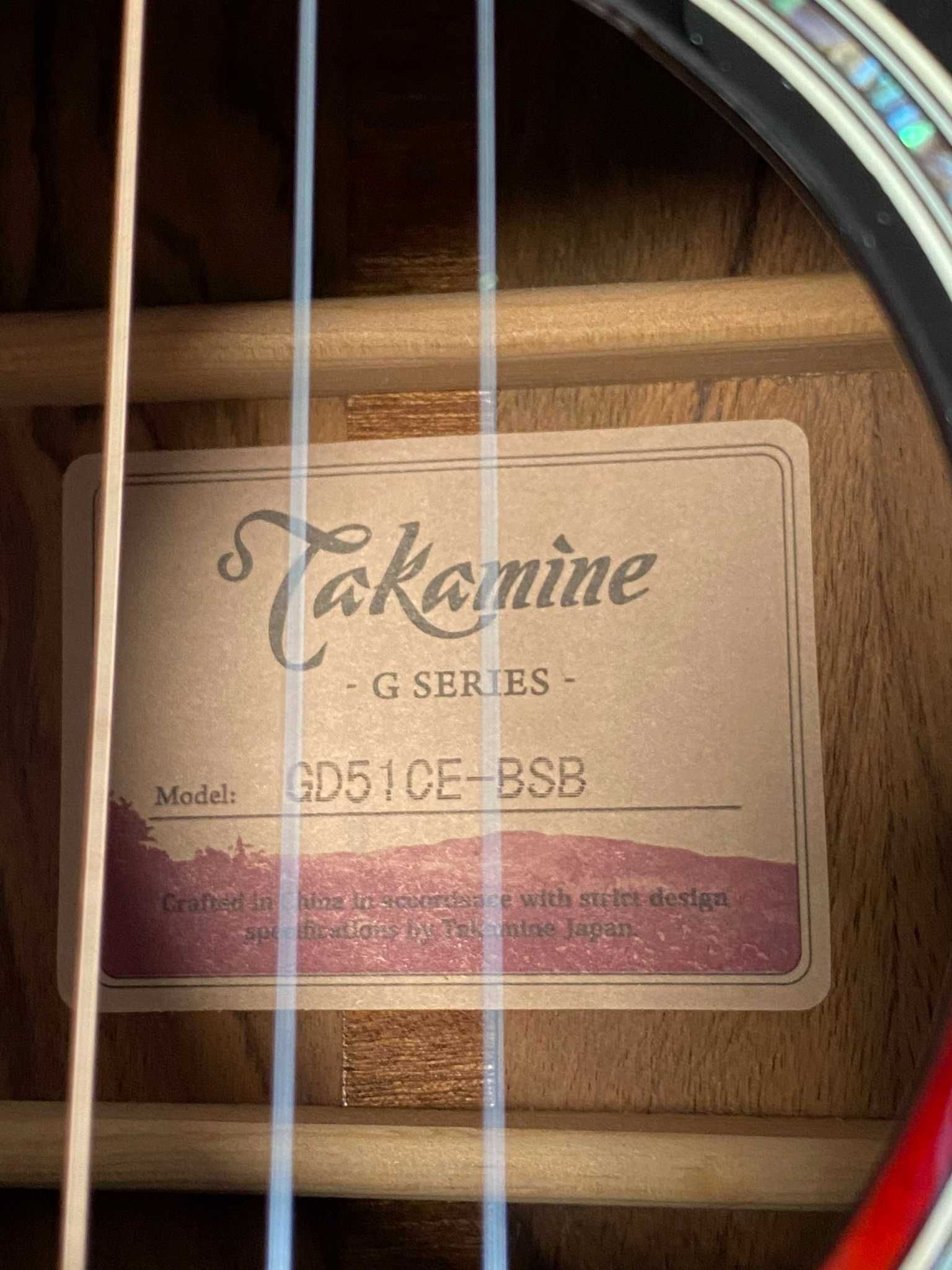 Sprzedam gitarę elektroakustyczną TAKAMINE + pokrowiec