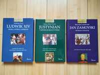LEVI - Ludwik XIV, EVANS - Justynian i imperium, LEŚNIEWSKI - Zamoyski