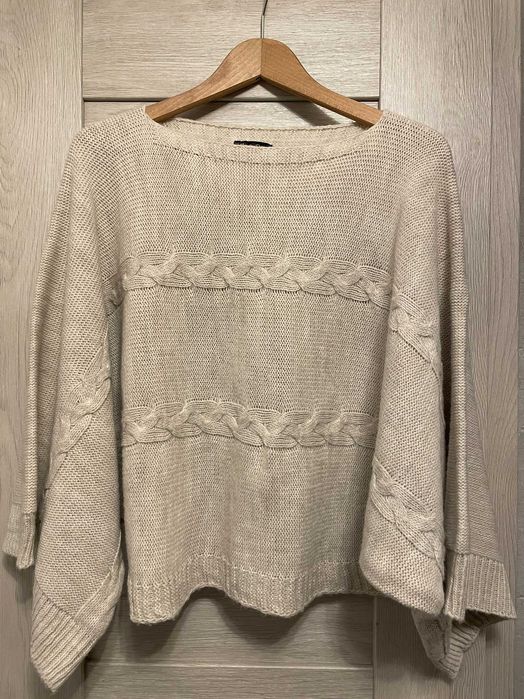 Sweter Massimo Dutti r. M wełna moher